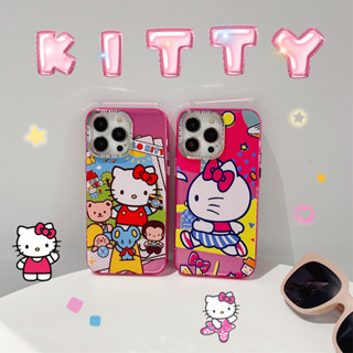 MFD HELLOKITTY Cartoon figure phone case Air cushion protection Phone Case for iphone 14 14pro 14promax 13 13pro 13promax 12 12pro 12promax cute for iphone 11 Cartoon phone case pink INS popular girl soft case high-quality phone case