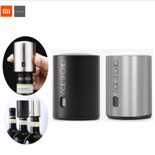 Xiaomi Youpin Circle Joy Smart Wine Stopper จุกไวน์สุญญากาศสแตนเลส แบบอัจริยะ ตัวจุกปิดขวดไวน์สแตนเลสสุญญากาศ ฝาปิดขวด จุกปิดไวน์ ที่เปิดขวด