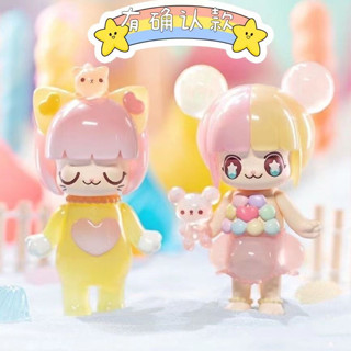 【ของแท้】กล่องสุ่ม ตุ๊กตา 52TOYS kimmy&amp;miki ของเล่นเซอร์ไพรส์ ของขวัญวันเกิด วันหยุด แฟชั่น สําหรับเด็กผู้หญิง