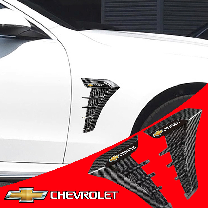 รถ Fender คาร์บอนไฟเบอร์ยางด้านข้างสติกเกอร์การปรับเปลี่ยนสําหรับ Chevrolet Colorado Spin Trailblazer onix Malibu Cruz