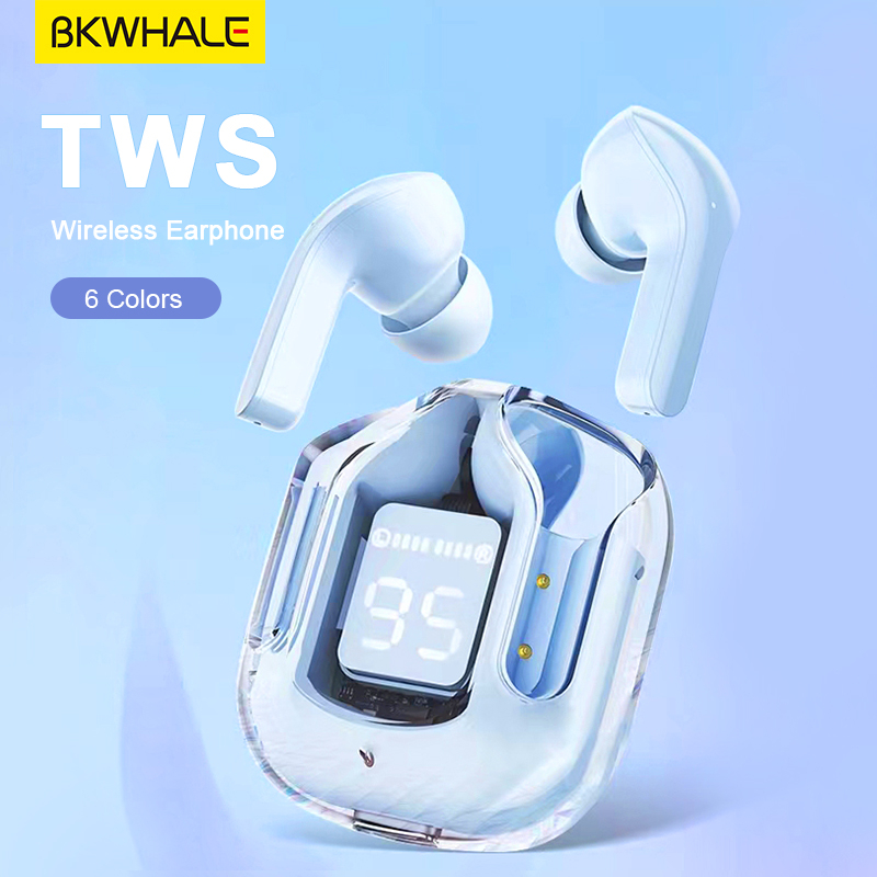 239 บาท Bkwhale TWS หูฟังบลูทูธ 5.2 InPods พังก์ หูฟังใส ควบคุมแบบสัมผัส หูฟังบลูทูธไร้สาย สีสันสดใส Audio