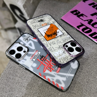 เคสโทรศัพท์มือถือ พลาสติกแข็ง ลายการ์ตูนโลโก้ stussy น่ารัก แฟชั่น สําหรับ iPhone 14 14pro 14promax 13 13pro 13promax 12 12pro 12promax 11 11promax x xs xr xsmax