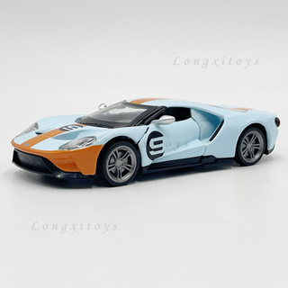 โมเดลรถยนต์โลหะ 1:42 Diecast Ford GT 2017 Replica ของเล่นสําหรับเด็ก