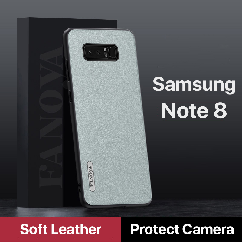 หนังนุ่ม เคส Samsung Note 8 Case สัมผัสที่สบาย ป้องกันลายนิ้วมือ กรอบTPUนุ่ม ป้องกันกล้อง ปกป้องหน้าจอ กันกระแทก samsung galaxy note8