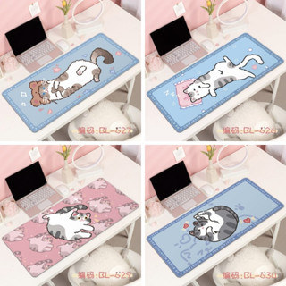 【Cat &amp; Kuromi 】Cartoon Cute Mouse Pad Super Creative Big Game Computer Female Keyboard Office Man Long Desk Mat