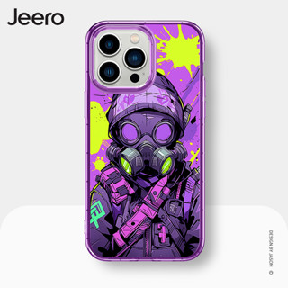 Jeero เคสไอโฟน เคสซิลิโคนนุ่มกันกระแทกใสการ์ตูนตลก เคสโทรศัพท์ Compatible for iPhone 14 13 12 11 Pro Max SE 2020 X XR XS 8 7 Plus พลัส HFE2687