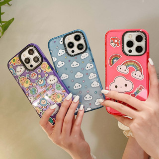 เคสโทรศัพท์มือถือ ลายการ์ตูน Baiyun น่ารัก สีรุ้ง สําหรับ เคส Samsung s23 + s22 ultra s23 plus iPhone xs max xr 11 pro max 12x13 pro 14 pro max case