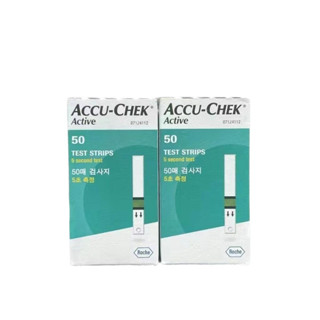 Accu-chek Accuchek Active Test Strip แผ่นตรวจน้ำตาล  (50/100 แผ่น) (EXP:Latest)