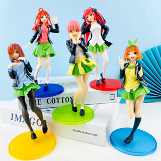 โมเดลฟิกเกอร์ PVC อนิเมะ The Quintessential Quintuplets Nakano Ichika Nino Miku Yotsuba Itsuki Campus Wind ขนาด 19 ซม. ของเล่นสําหรับเด็ก 1 ชิ้น