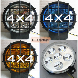 ไฟตัดหมอก ไฟสปอตไลท์ LED ทรงกลม 4x4 สําหรับติดหลังคารถยนต์ 1 ชิ้น