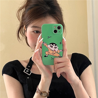 เคสโทรศัพท์มือถือ แบบนิ่ม ลายการ์ตูนชินจัง สําหรับ iPhone 11 12 13 14 PRO MAX iPhone14 iPhone14Pro iPhone14Promax