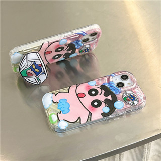 เคสโทรศัพท์มือถือ แบบนิ่ม ลายการ์ตูนชินจัง พร้อมป็อบอัพ สําหรับ iPhone 11 12 13 14 PRO MAX iPhone14 iPhone14Pro iPhone14Promax