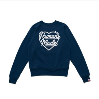 เสื้อกันหนาว คอกลม พิมพ์ลายตัวอักษร HUMAN MADE