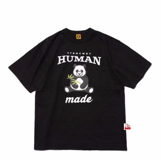 เสื้อยืดแขนสั้น ผ้าฝ้าย พิมพ์ลายตัวอักษร HUMAN MADE สไตล์เรโทร แฟชั่นสําหรับผู้ชาย และผู้หญิง