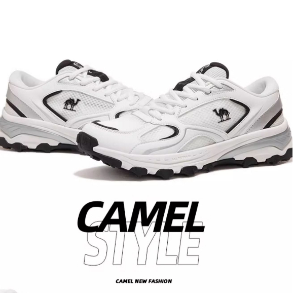 รองเท้าผ้าใบลําลอง CAMEL ผ้าตาข่าย ระบายอากาศได้ดี สําหรับผู้หญิง