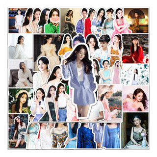 สติกเกอร์ Zhao Liying ของแท้ 50 ชิ้น ❉ สติกเกอร์กรอบรูป ลายถ้วยน้ํา DIY สําหรับติดตกแต่งอัลบั้มรูปภาพ แล็ปท็อป สมุดภาพ