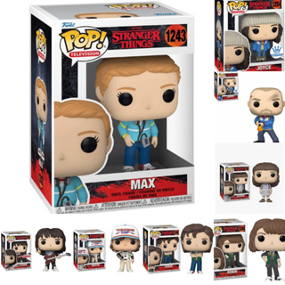 Funko Pop! โมเดลฟิกเกอร์ไวนิล Stranger Things Dustin Eleven Max Steve ของเล่นสําหรับเด็ก