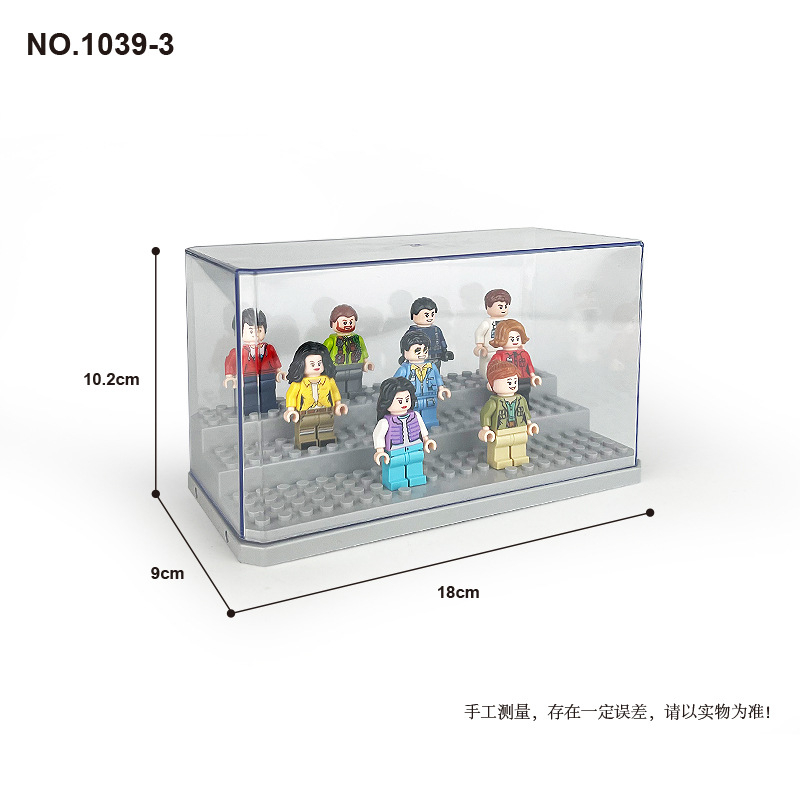 1039-3 กันฝุ่นอะคริลิคเมืองรถรุ่นคอลเลกชันกล่องแสดง