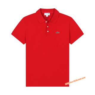 Lacoste เสื้อโปโล แขนสั้น สําหรับผู้ชาย