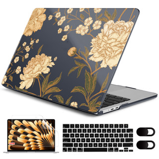 เคสแป้นพิมพ์ แบบใส สีดํา สําหรับ MacBook M1 M2 Chip Air Pro 13 14 15 16 นิ้ว A2941 A2681 A2779 A2442 A2780 A2485 A2338 A2337 A2179 A1932 A502 A2251 A1466