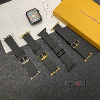 สายนาฬิกาข้อมือหนัง พิมพ์ลาย เรียบง่าย สําหรับ iwatch series 8 7 6 SE 5 4 3 2 1 iwatch 49 มม. 44 มม. 45 มม. 41 มม. 40 มม. 42 มม. 38 มม.