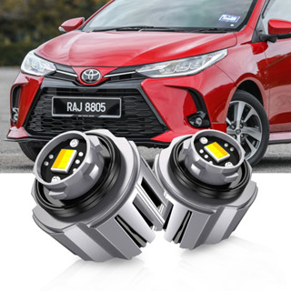 ไฟตัดหมอก LED L1B สีขาว ทอง เหลือง เขียว แบบเปลี่ยน สําหรับ Toyota Yaris Yaris Cross 2020 2021 2022 2023 2 ชิ้น