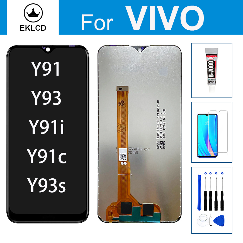 100% ทดสอบ LCD สําหรับ Vivo Y91 1816 Y91i Y91c Y93 Y93s 1820 จอแสดงผล Touch Screen Digitizer Assembly Replacement Parts