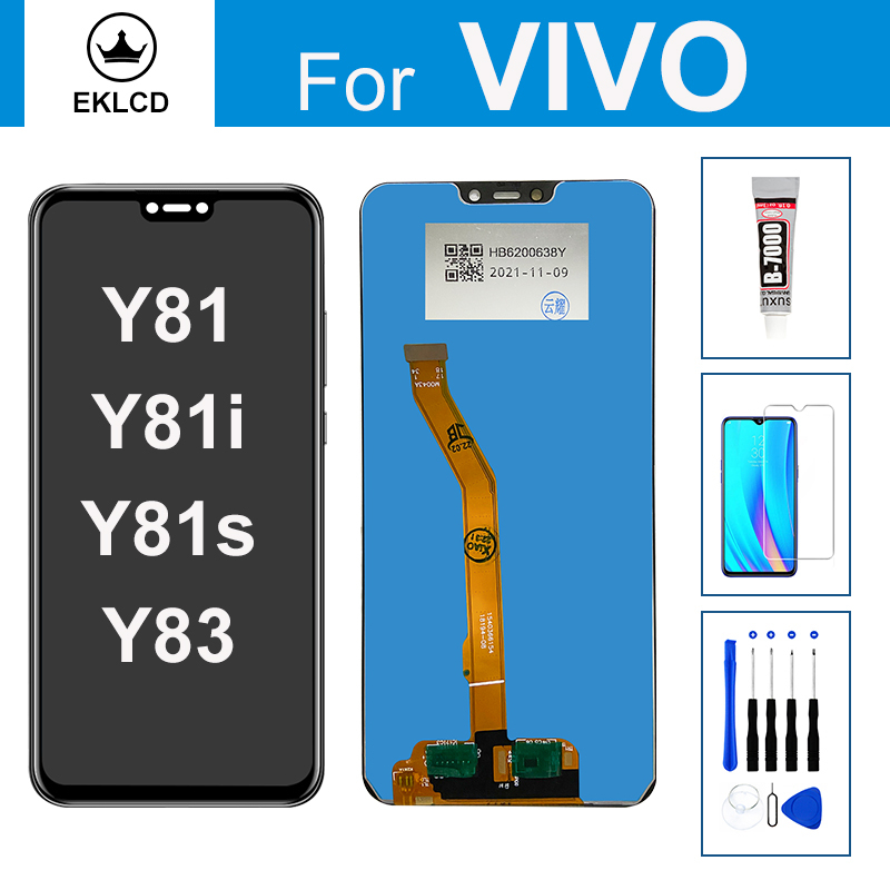 สําหรับ Vivo Y81 Y81i 1808 Y81s Y83 1802 จอแสดงผล LCD Touch Screen Digitizer Assembly Replacement Parts