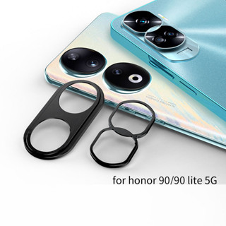 ฝาครอบเลนส์กล้องด้านหลัง แบบกลวง สําหรับ Honor 90 honor90lite เคสป้องกัน อลูมิเนียมอัลลอยด์