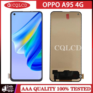 อะไหล่หน้าจอสัมผัสดิจิทัล LCD แบบเปลี่ยน สําหรับ OPPO A95 4G F19S