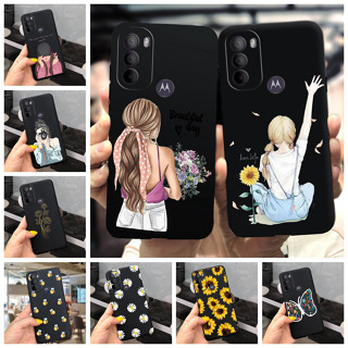 เคสโทรศัพท์ ซิลิโคนนิ่ม ปิดด้านหลัง แบบบาง ลายเด็กผู้หญิงน่ารัก สําหรับ Motorola Moto G71 G51 5G G31 G41 4G