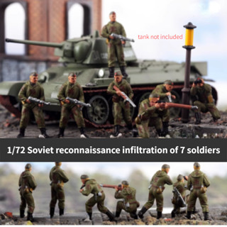 โมเดลฟิกเกอร์ Soviet Reconnaissance and Infiltration Group 7 1/72 ของเล่นสําหรับเด็ก