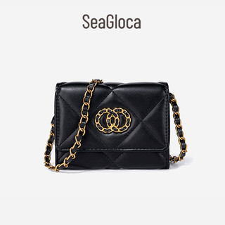 Seagloca Luxury Women Short Wallet Chain Sling Lady Purse With Card Holder No 807