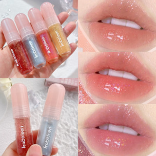 Kobeleen Glitter Lip Gloss ลิปกลอส ให้ความชุ่มชื้น ลิปฉ่ำวาว ลิปบำรุง เกาหลี 6 สี