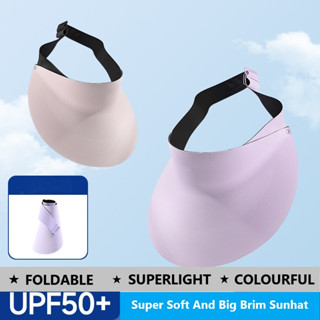 【ฟรีของขวัญ】หมวกเบสบอล Upf 50+ พับได้ ป้องกันรังสียูวี สําหรับผู้หญิง H020