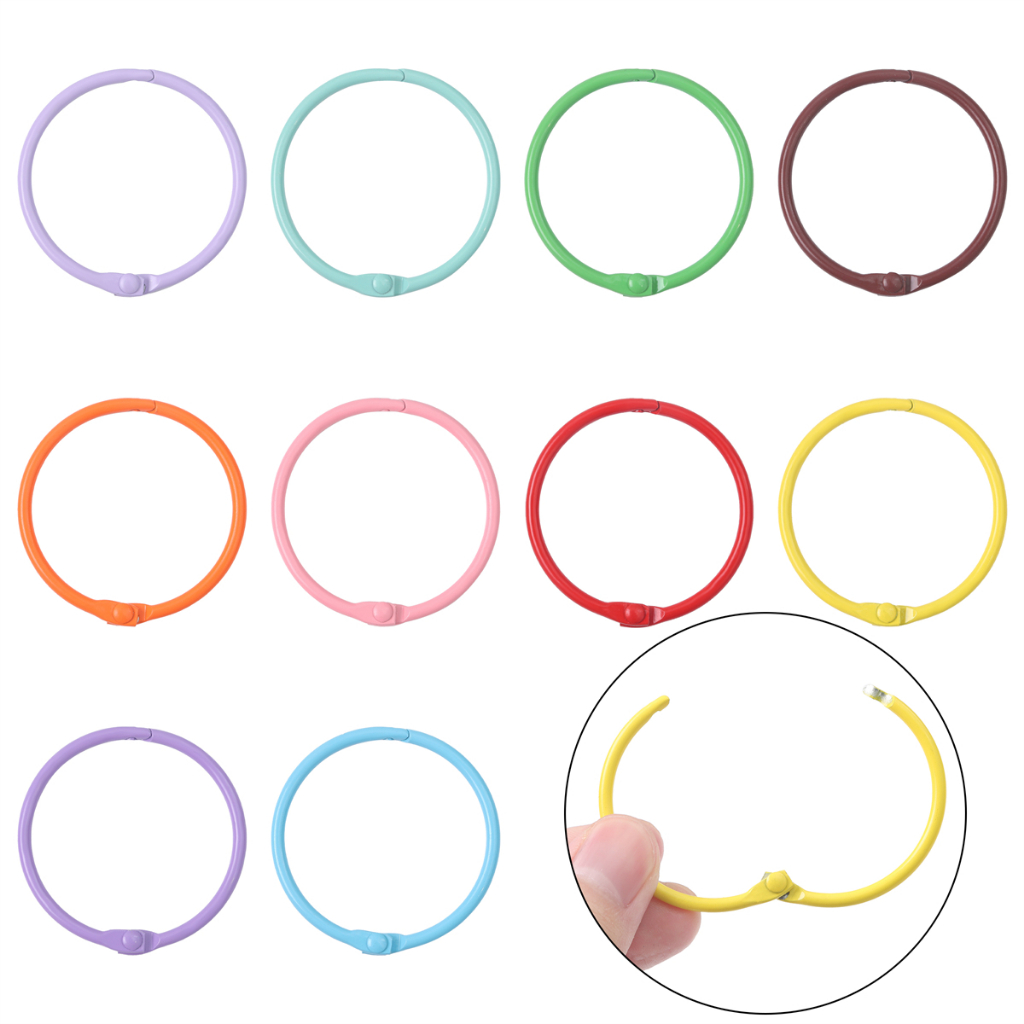 [43 มม.] พวงกุญแจ แบบเปิด สีสเปรย์ อุปกรณ์เสริม สําหรับทําพวงกุญแจ DIY - รูปที่ 2