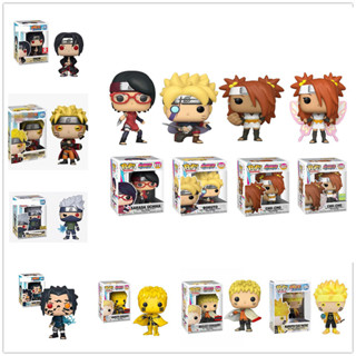 Funko POP ตุ๊กตาฟิกเกอร์ Naruto Borato 1035 Sarada Uchiha 672 Shippuden Kakashi Sasuke Itachi