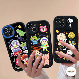 เคสโทรศัพท์มือถือแบบนิ่ม ลายการ์ตูนเอเลี่ยน สนูปปี้ หมู ทอยสตอรี่ น่ารัก สําหรับ OPPO A57 A78 A12 A96 A95 A3S A77s A16E A5s A74 A7 A55 A58 A17 A15 A17K A16 A54 A5 A9 A1K A16K A31 A76 A16s Reno 8T 7 5Z 5 เคส