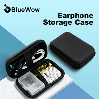 Bluewow S07-BLACK กระเป๋าเก็บหูฟังบลูทูธ ทรงสี่เหลี่ยม สําหรับเล่นเกม