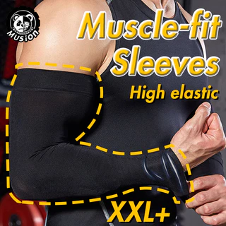Musion ปลอกแขน ป้องกันแดด ยืดหยุ่นสูง ขนาดใหญ่ พลัสไซซ์ XXL สําหรับผู้ชาย