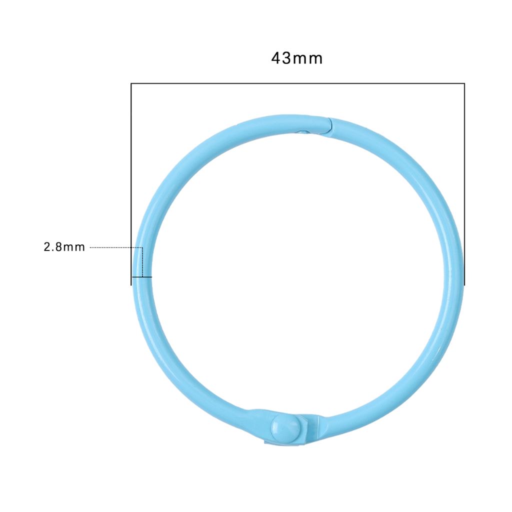 [43 มม.] พวงกุญแจ แบบเปิด สีสเปรย์ อุปกรณ์เสริม สําหรับทําพวงกุญแจ DIY - รูปที่ 7