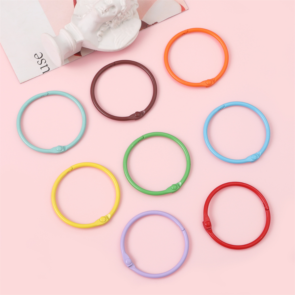 [43 มม.] พวงกุญแจ แบบเปิด สีสเปรย์ อุปกรณ์เสริม สําหรับทําพวงกุญแจ DIY - รูปที่ 4