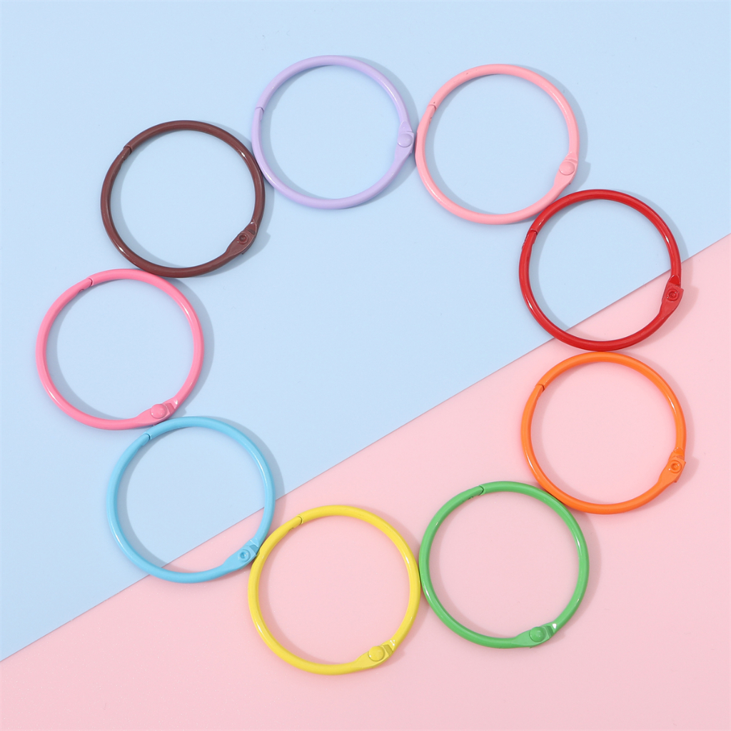 [43 มม.] พวงกุญแจ แบบเปิด สีสเปรย์ อุปกรณ์เสริม สําหรับทําพวงกุญแจ DIY - รูปที่ 6