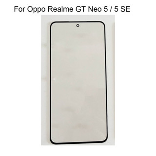 กระจกหน้าจอสัมผัส LCD ด้านหน้า แบบไม่งอ สําหรับ Oppo Realme GT Neo 5 Neo 5se