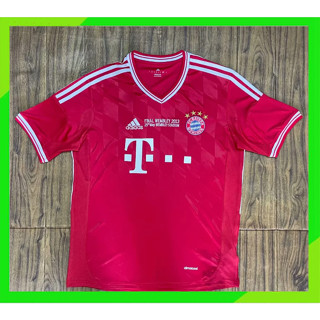 เสื้อกีฬาแขนสั้น ลายทีม Bayern Munich 23 24 ชุดเหย้า คุณภาพสูง สําหรับผู้ชาย 1