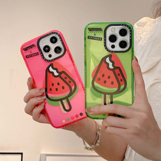 เคสโทรศัพท์มือถือ ลายแตงโม ไอศกรีม แฟชั่นฤดูร้อน สําหรับ เคส Samsung s23 + s22 ultra s23 plus iPhone xs max xr 11 pro max 12x13 pro 14 pro max case