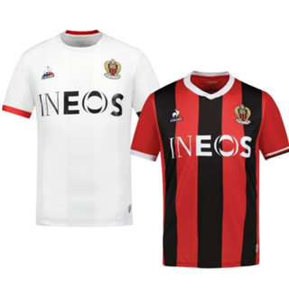 เสื้อกีฬาแขนสั้น ลายทีมชาติฟุตบอล Nice Jersey 2023-24 ชุดเหย้า สําหรับผู้ชาย