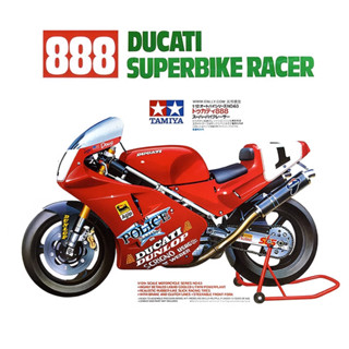 Tamiya 14063 ชุดโมเดลตัวต่อ Ducati 888 Superbike Racer 92 D.Polen Falappa ขนาด 1/12