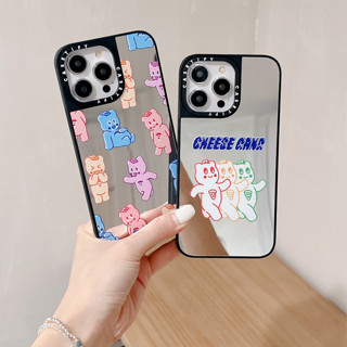 Casetify เคสโทรศัพท์มือถือ ป้องกันกล้อง ปิดด้านหลัง ลายหมี สําหรับ iPhone 14 13 12 11 Pro Max