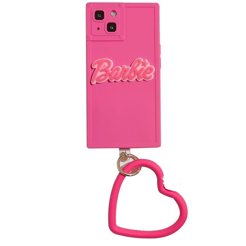 Insสาว3Dกุหลาบสีแดงตุ๊กตาบาร์บี้สแควร์Soft TPUเคสโทรศัพท์Love Heartสร้อยข้อมือสําหรับIphone 17 16promax 15 14 Pro 14 plus 14 Pro max 14 13promax 13 ราคา ถูกที่สุด ดีลบีเคเค แกลเลอรีภาพที่ 6